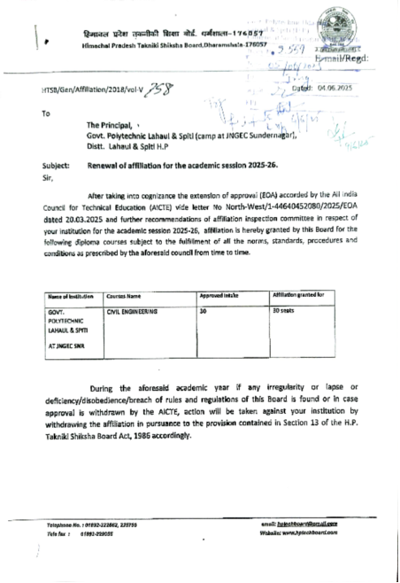 AICTE Aproval 2026-27
